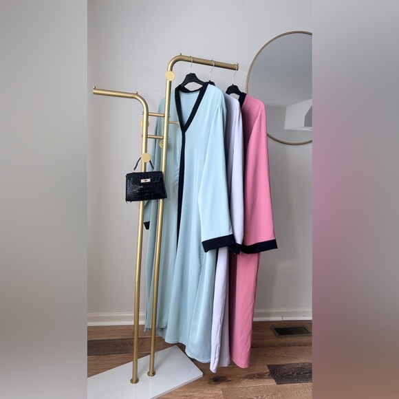 Maxi long dress abaya Womenswear Long Sleeve Comfortable Modest Simple - Picture 6 of 8